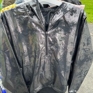 NIKE AIR Running foil printed Hooded
Windbreaker jacket XL